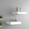 Floating Wall Shelves 2 pcs White 23x23.5x3.8 cm MDF Colour white Size 23 x 23.5 x 3.8 cm Quantity in Package 2 Number of Pieces 1 