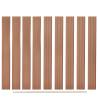 Replacement Fence Boards 9 pcs WPC 170 cm Brown Colour brown Quantity in Package 9 