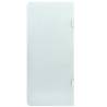 Wall-mounted Urinal Privacy Screen 90x40 cm Tempered Glass Colour transparent 