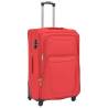 3 Piece Soft Case Trolley Set Red - Durable & Stylish Travel