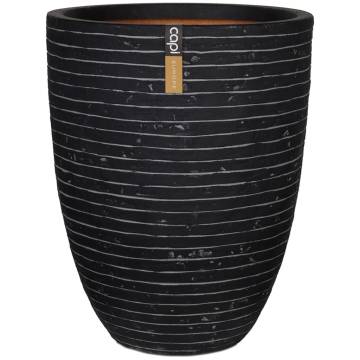 Capi Vase Nature Row Low 36x47 cm Anthracite - Eco-Friendly Design