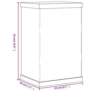 Display Box Transparent 22x18x35 cm Acrylic - HipoMarket