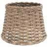 Stylish Brown Wicker Ceiling Lamp Shade Ø25x17 cm