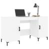 Elegant White Desk 140x50 cm - Study or Home Office