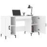 Elegant White Desk 140x50 cm - Study or Home Office