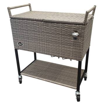 AXI Country Cooler Wicker Look 76L - Practical & Sturdy