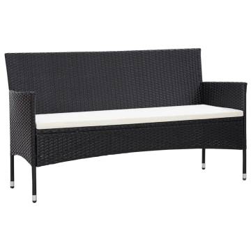 3-Seater Garden Sofa with Cushions - Stylish & Durable | HipoMarket