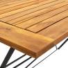 Folding Garden Table 120x70 cm - Solid Acacia Wood