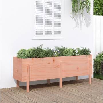 Garden Raised Bed 160x50x57 cm Solid Wood Douglas - Hipomarket