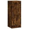 Stylish Highboard in Smoked Oak - 34.5x34x180 cm | HipoMarket