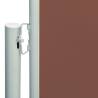 Stylish Patio Retractable Side Awning 140x600 cm - Brown