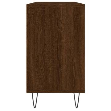 Bathroom Cabinet Brown Oak 80x33x60 cm - Stylish Storage