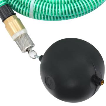 Suction Hose with Brass Connectors Green 1.1" 4 m PVC - Hipomarket