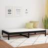 Day Bed Black 90x200 cm - Solid Pine Wood Frame | Hipo Market