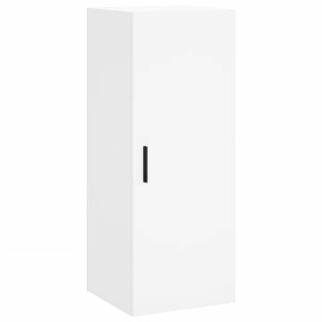 Stylish Highboard White 34.5x34x180 cm - Durable Storage Solution