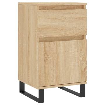 Sonoma Oak Sideboards - 2 pcs Engineered Wood Storage Cabinet