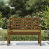 Classic Garden Bench - Honey Brown Solid Pine 109x48x91.5 cm