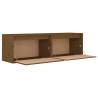 Wall Cabinets 2 pcs Honey Brown | Solid Pinewood | HipoMarket