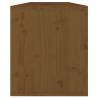 Wall Cabinets 2 pcs Honey Brown | Solid Pinewood | HipoMarket