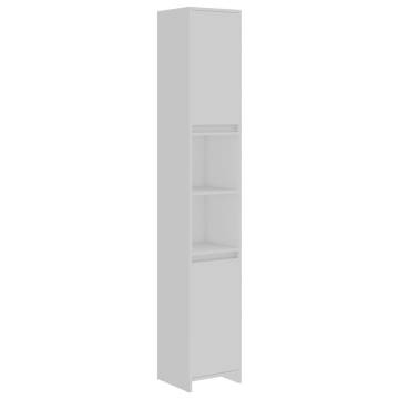 Stylish White Bathroom Cabinet - 30x30x183.5 cm | HiPO Market