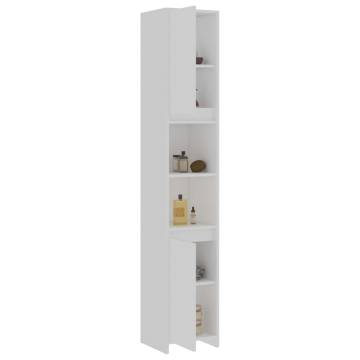 Stylish White Bathroom Cabinet - 30x30x183.5 cm | HiPO Market