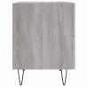 Stylish Grey Sonoma Bedside Cabinets - Set of 2