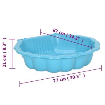 Sandpits 2 pcs Blue - Durable Plastic for Outdoor Fun | Hipo Market