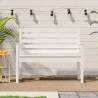 Garden Bench White 109x48x91.5 cm Solid Wood Pine Colour white pine Size 109 x 48 x 91.5 cm Quantity in Package 1 Number of 