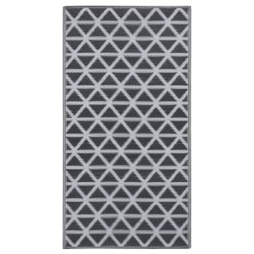 Trendy Outdoor Carpet Black 80x150 cm PP - Hipomarket