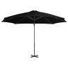 Cantilever Umbrella with Aluminium Pole - 300 cm Black | HipoMarket