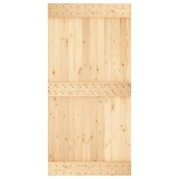 NARVIK 100x210 cm Solid Pine Door - Secure & Stylish