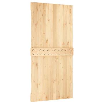 NARVIK 100x210 cm Solid Pine Door - Secure & Stylish