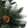 Artificial Christmas Tree with Pine Cones and Glitter 210 cm