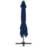 Cantilever Umbrella with Aluminium Pole 3x3 m - Azure Blue