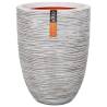 Capi Vase Nature Rib Elegant Low 36x47 cm Ivory KOFI782 Colour ivory Size 36 x 47 cm Quantity in Package 1 