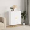 Sideboard White 69.5x34x90 cm Engineered Wood Colour white Quantity in Package 1 