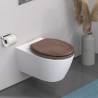 SCHÜTTE Dark Wood Soft-Close Toilet Seat - Premium Quality