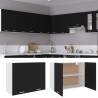 Hanging Cabinet Black 80x31x60 cm - Stylish Storage Solution