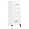 Highboard High Gloss White - Stylish Storage Solution