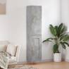 Highboard Concrete Grey 34.5x34x180 cm Engineered Wood Colour concrete grey Quantity in Package 1 Model 1 wood door 