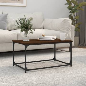 Elegant Brown Oak Coffee Table - 80x50x40 cm | HipoMarket