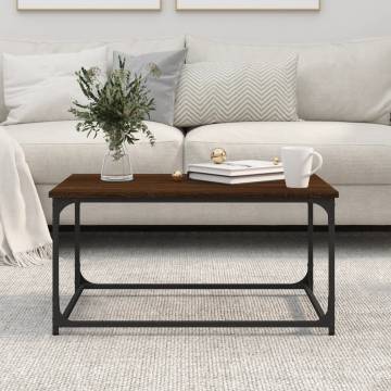 Elegant Brown Oak Coffee Table - 80x50x40 cm | HipoMarket