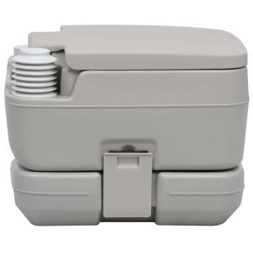 Portable Camping Toilet Grey 10+10 L - Convenient & Durable