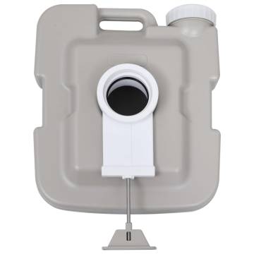 Portable Camping Toilet Grey 10+10 L - Convenient & Durable