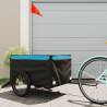 Bike Trailer Black and Blue 45 kg Iron Colour blue Size 134 x 69 x 59 cm 