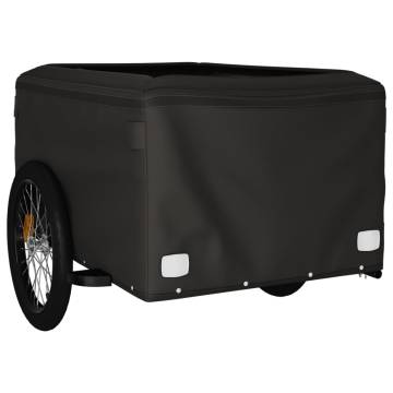 Bike Trailer Black and Blue - 45 kg Capacity | HipoMarket