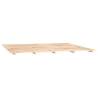 Solid Wood Pine Bed Frame 200x200 cm - Durable & Stylish