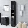 Bathroom Cabinet Black 30x30x183.5 cm Engineered Wood Colour black Model with handle Number of 1 Number of Pieces 