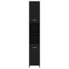 Stylish Bathroom Cabinet Black 30x30x183.5 cm - Hipomarket