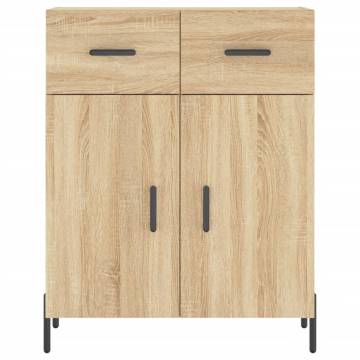 Stylish Highboard Sonoma Oak - Engineered Wood Furniture